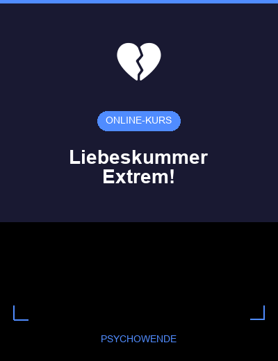 Liebeskummer Extrem!